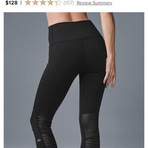 Alo Yoga High-Waist Moto Leggings black